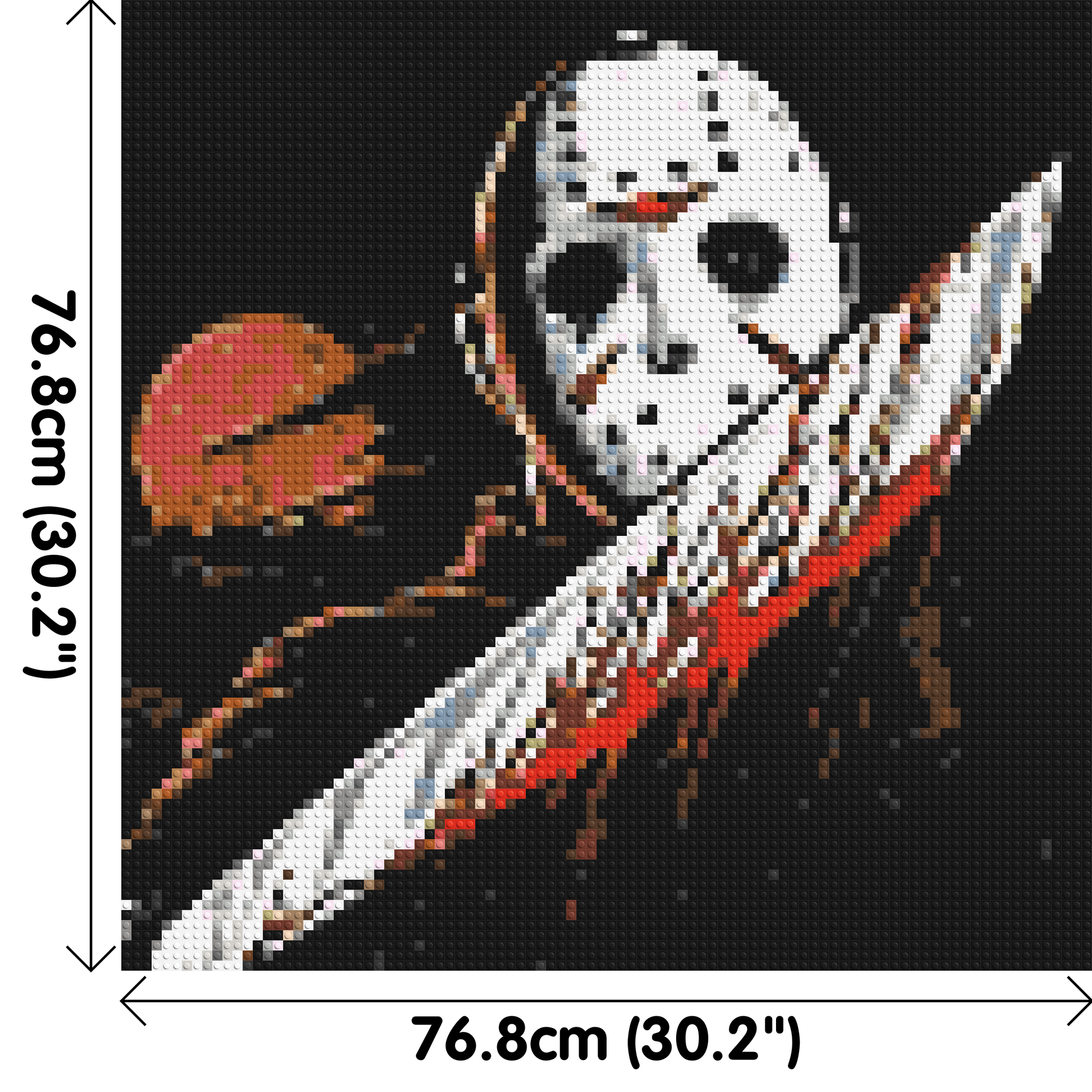Javosn Voorhees - Brick Art Mosaic Kit 4x4 dimensions