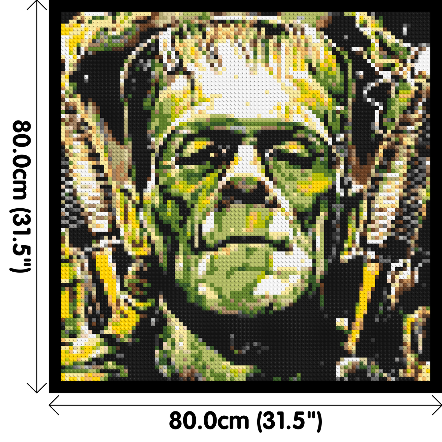 Frankenstein (Boris Karloff) - Brick Art Mosaic Kit 4x4 large