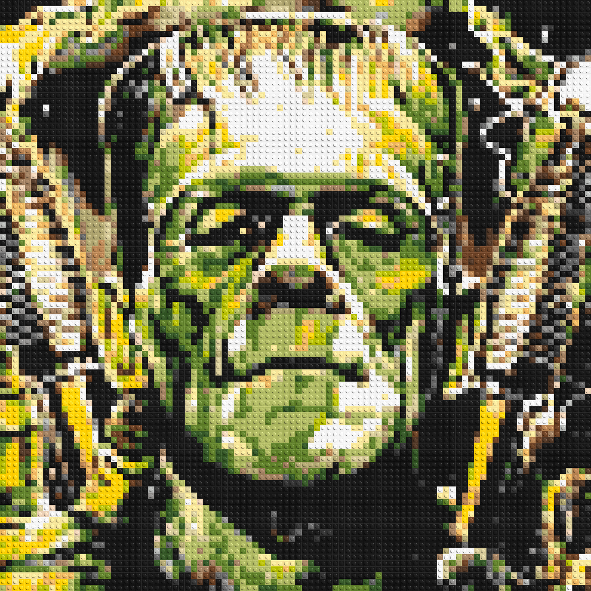Frankenstein (Boris Karloff) - Brick Art Mosaic Kit 4x4 large