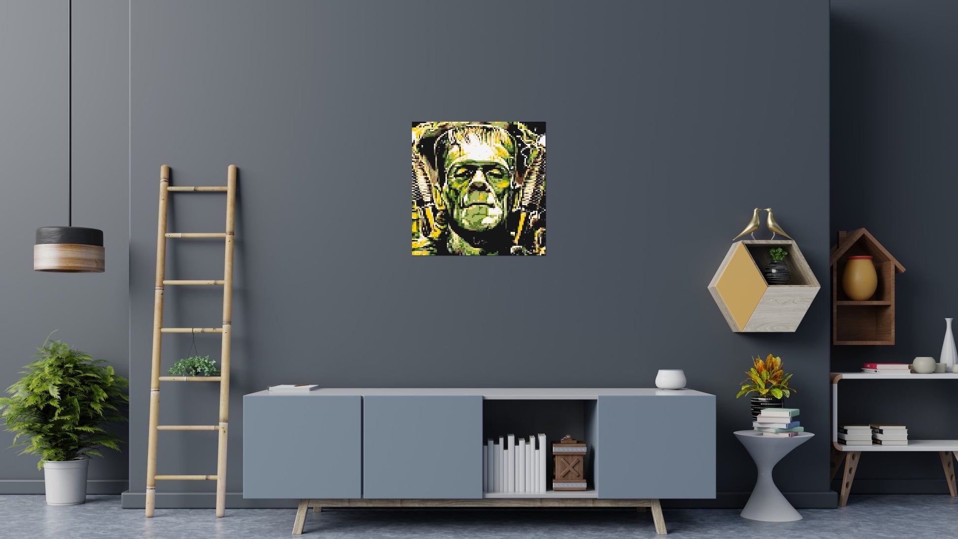 Frankenstein (Boris Karloff) - Brick Art Mosaic Kit 4x4 scene