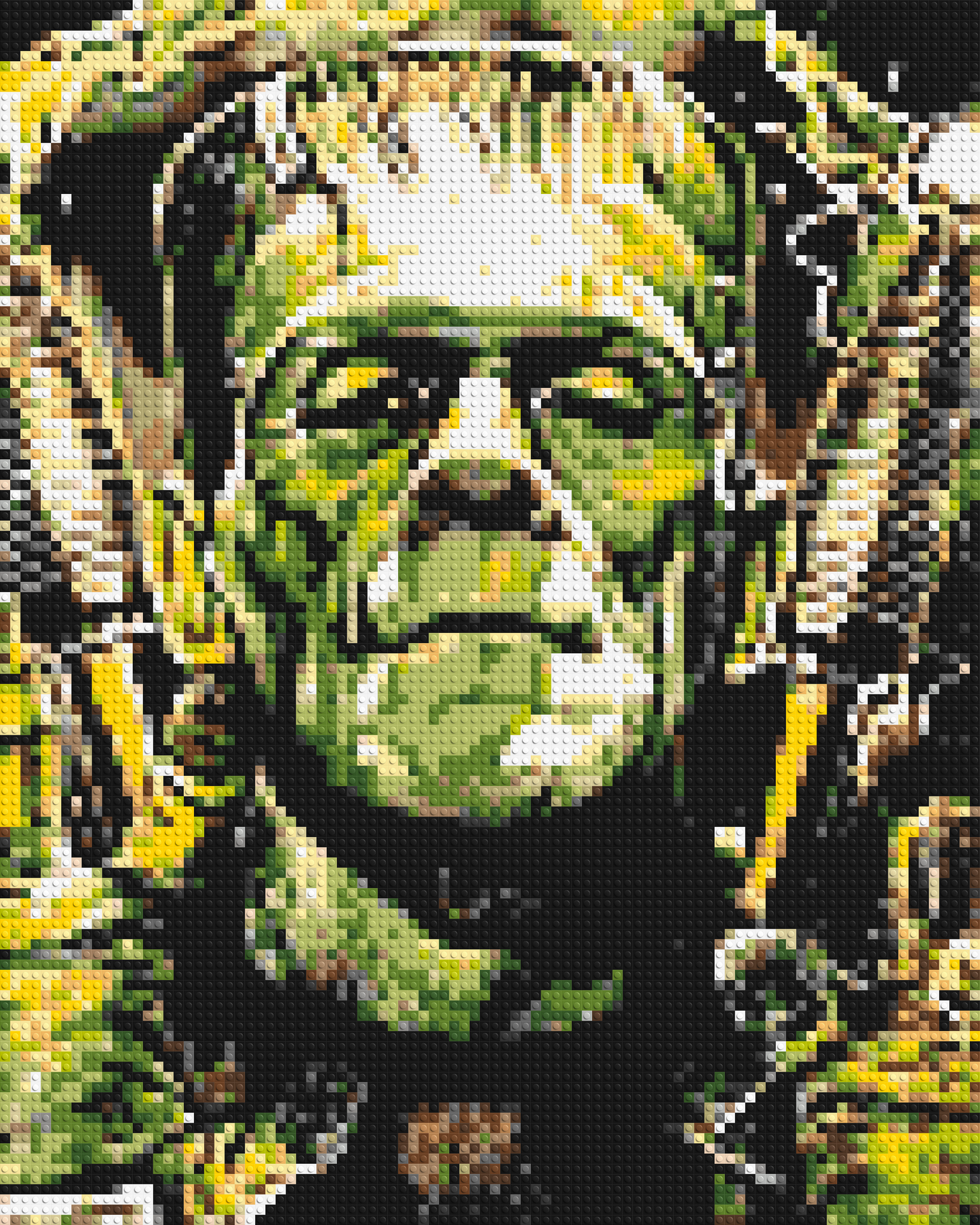 Frankenstein (Boris Karloff) - Brick Art Mosaic Kit 4x5 large