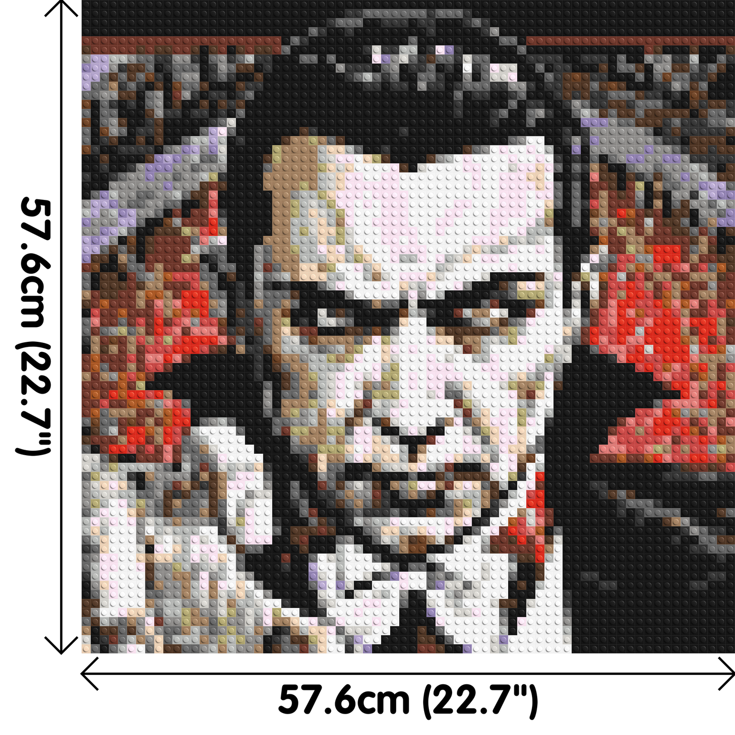 Dracula (Bela Lugosi) - Brick Art Mosaic Kit 3x3 large