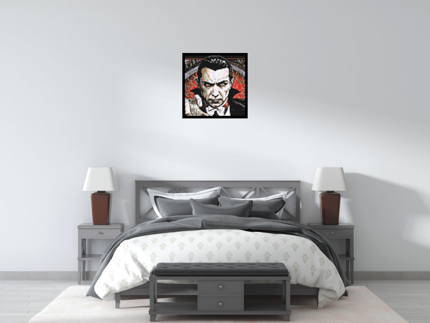 Dracula (Bela Lugosi) - Brick Art Mosaic Kit 3x3 large