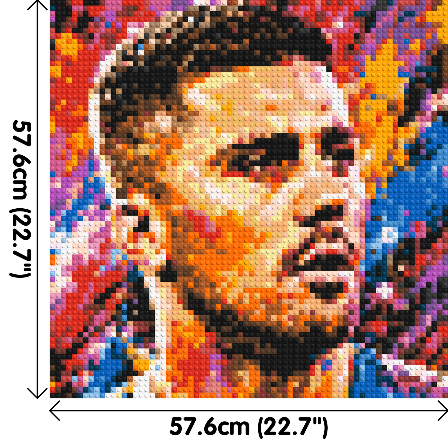 Rodri Urban Pop - Brick Art Mosaic Kit 3x3 large