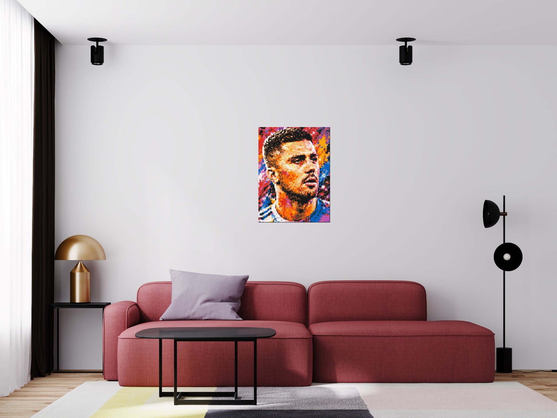 Rodri Urban Pop - Brick Art Mosaic Kit 3x4 scene