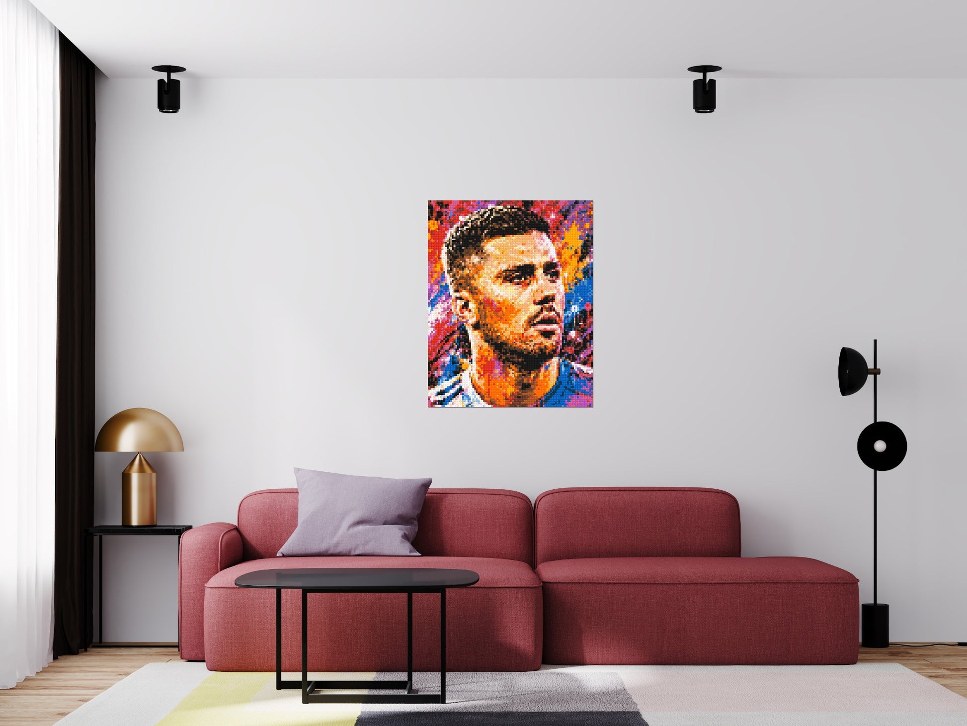 Rodri Urban Pop - Brick Art Mosaic Kit 4x5 scene