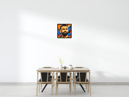 Mohamed Salah Urban Pop - Brick Art Mosaic Kit 3x3 large
