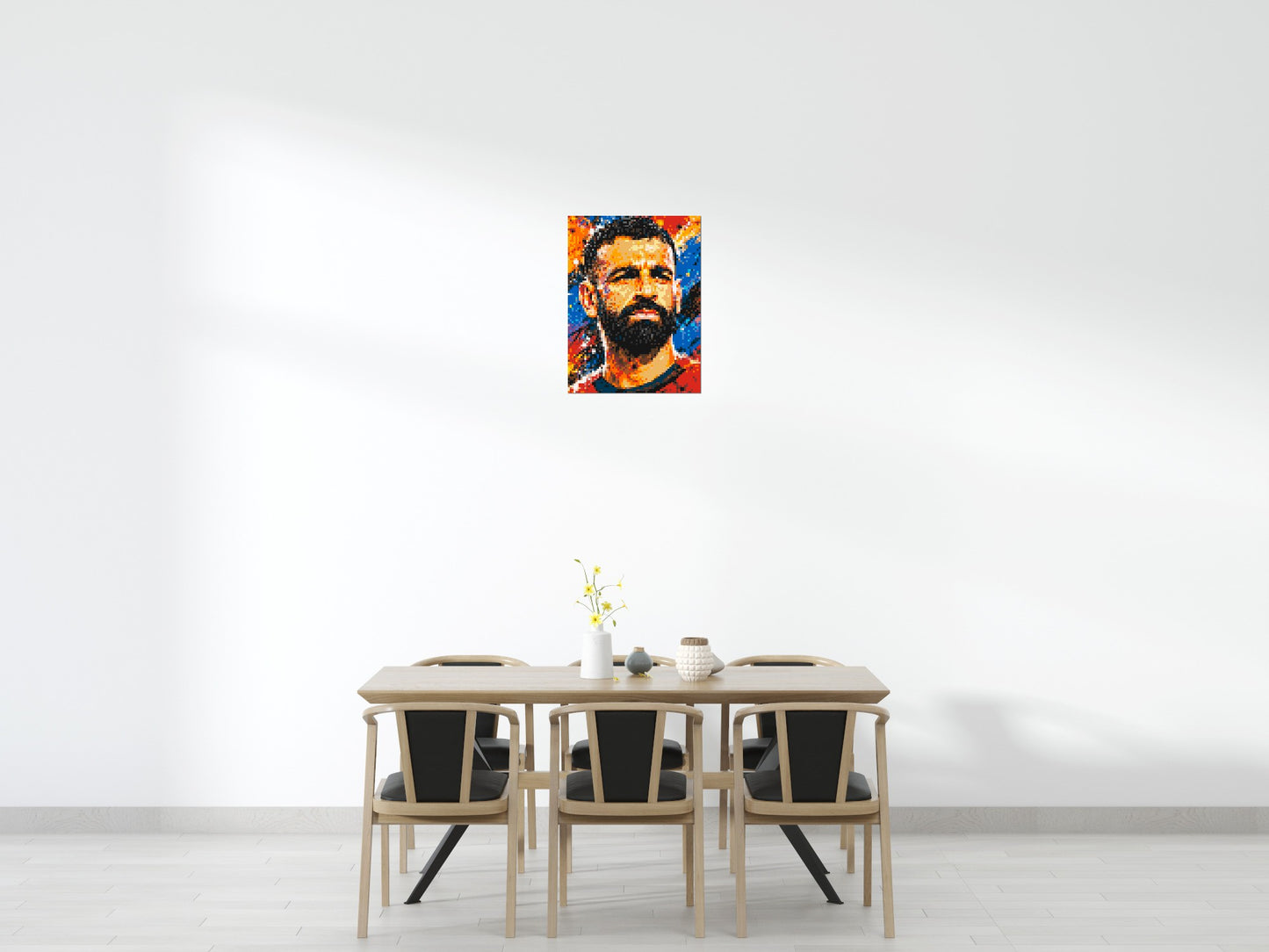 Mohamed Salah Urban Pop - Brick Art Mosaic Kit 3x4 large