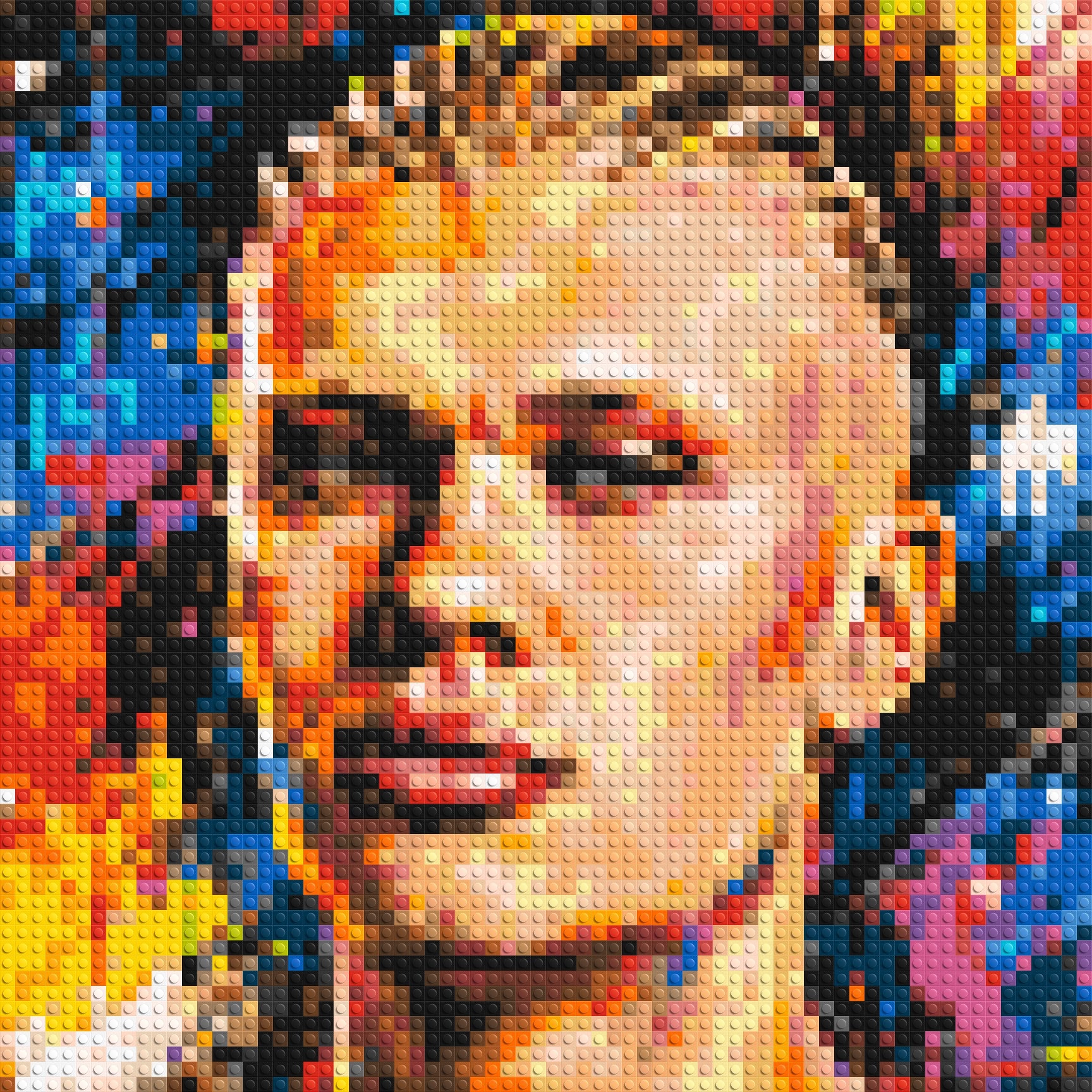 Erling Haaland Urban Pop - Brick Art Mosaic Kit 3x3 large