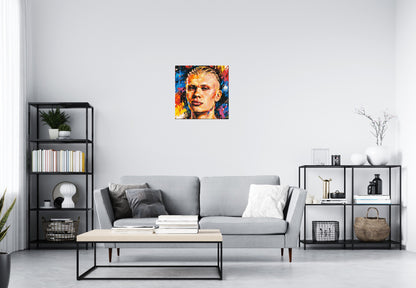 Erling Haaland Urban Pop - Brick Art Mosaic Kit 3x3 large