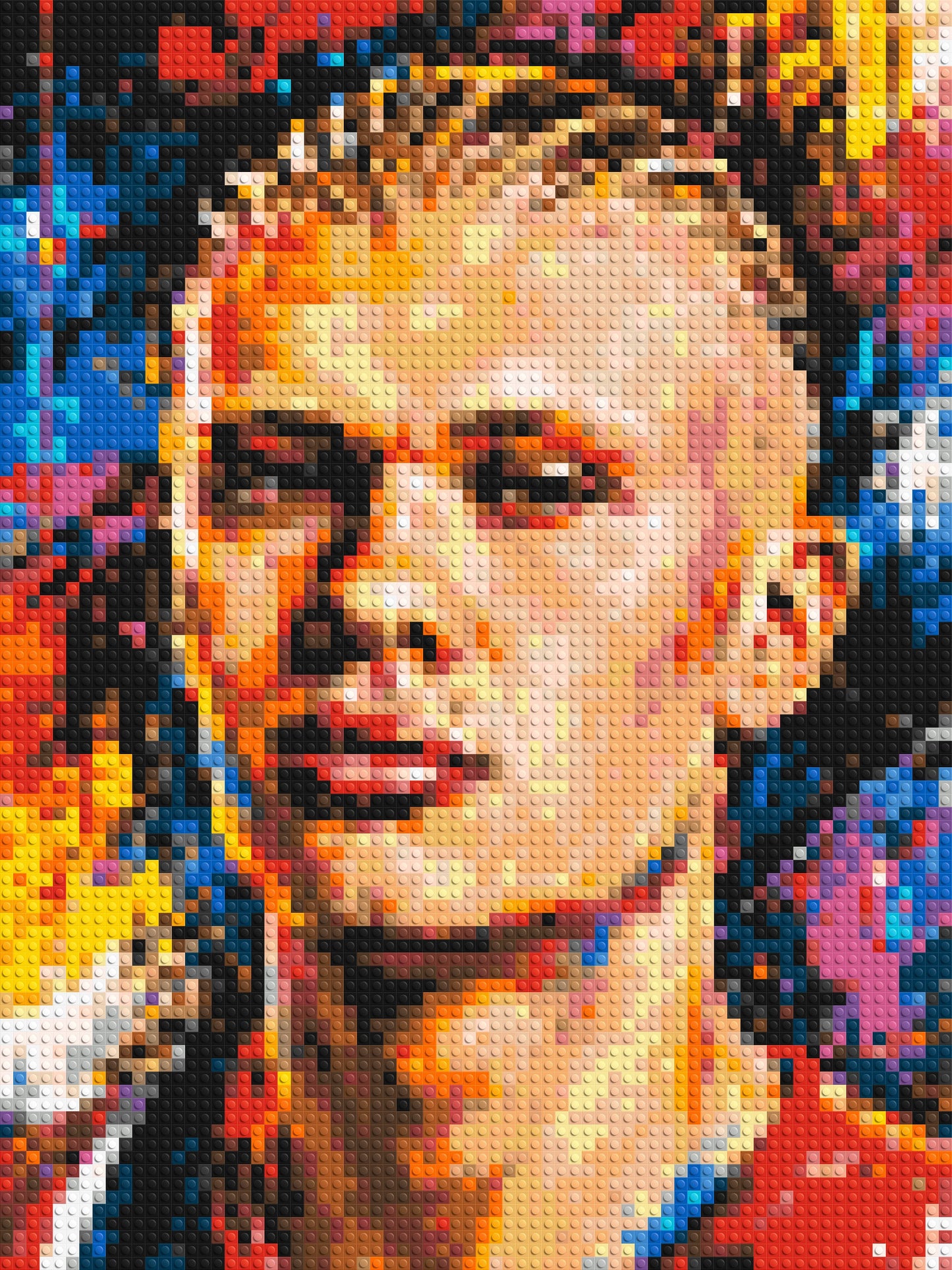 Erling Haaland Urban Pop - Brick Art Mosaic Kit 3x4 large
