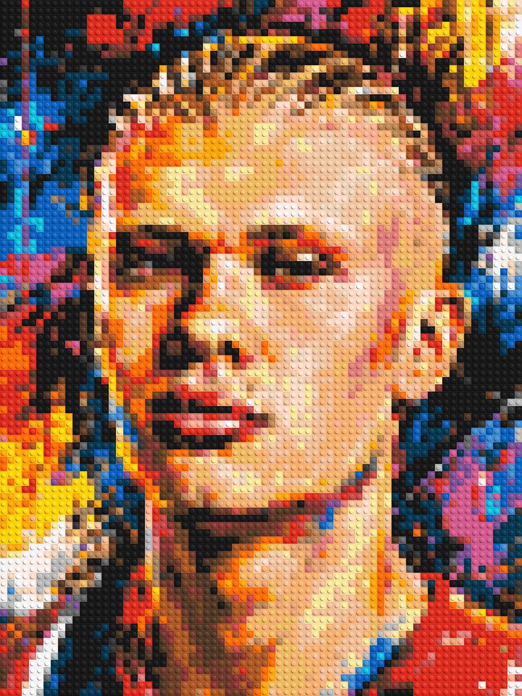 Erling Haaland Urban Pop - Brick Art Mosaic Kit 3x4 large