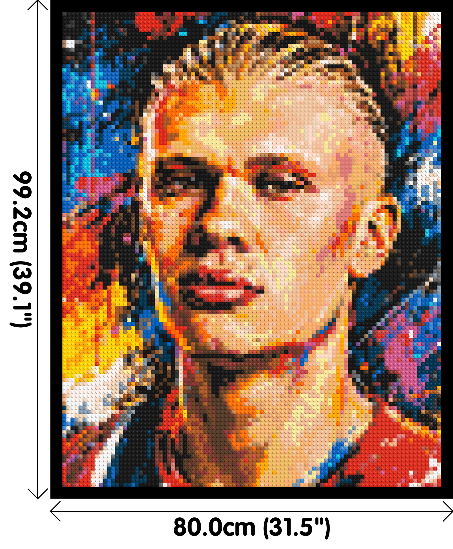 Erling Haaland Urban Pop - Brick Art Mosaic Kit 4x5 large