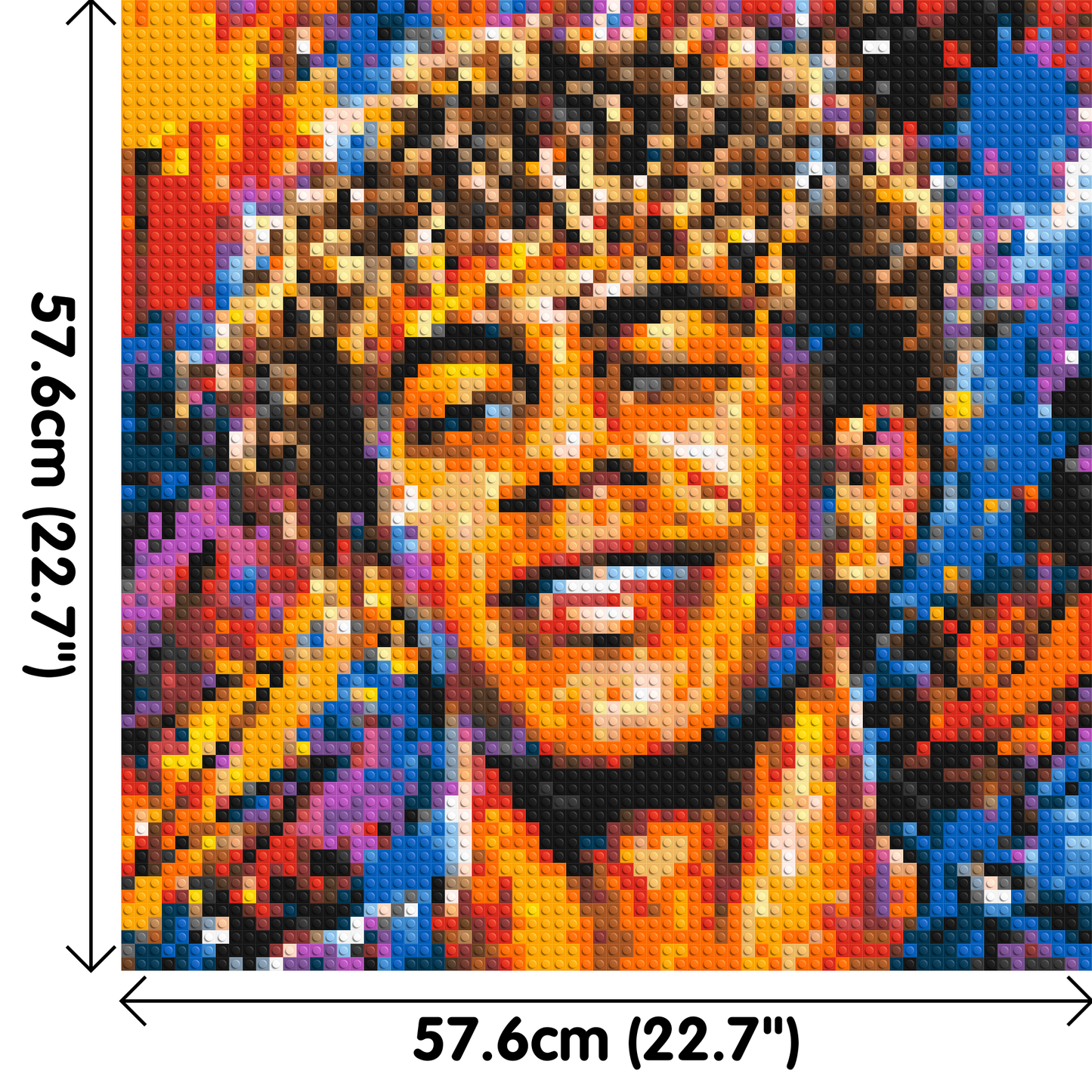 Lamine Yamal Urban Pop - Brick Art Mosaic Kit 3x3 large