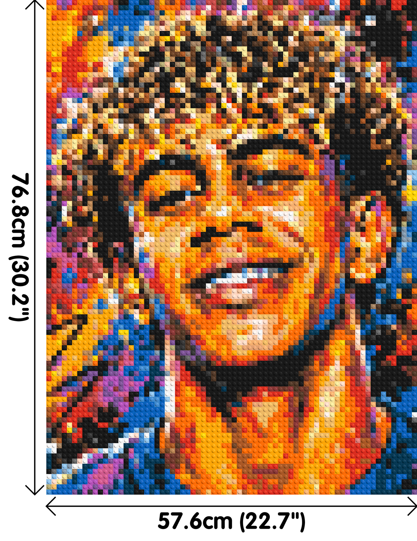 Lamine Yamal Urban Pop - Brick Art Mosaic Kit 3x4 large