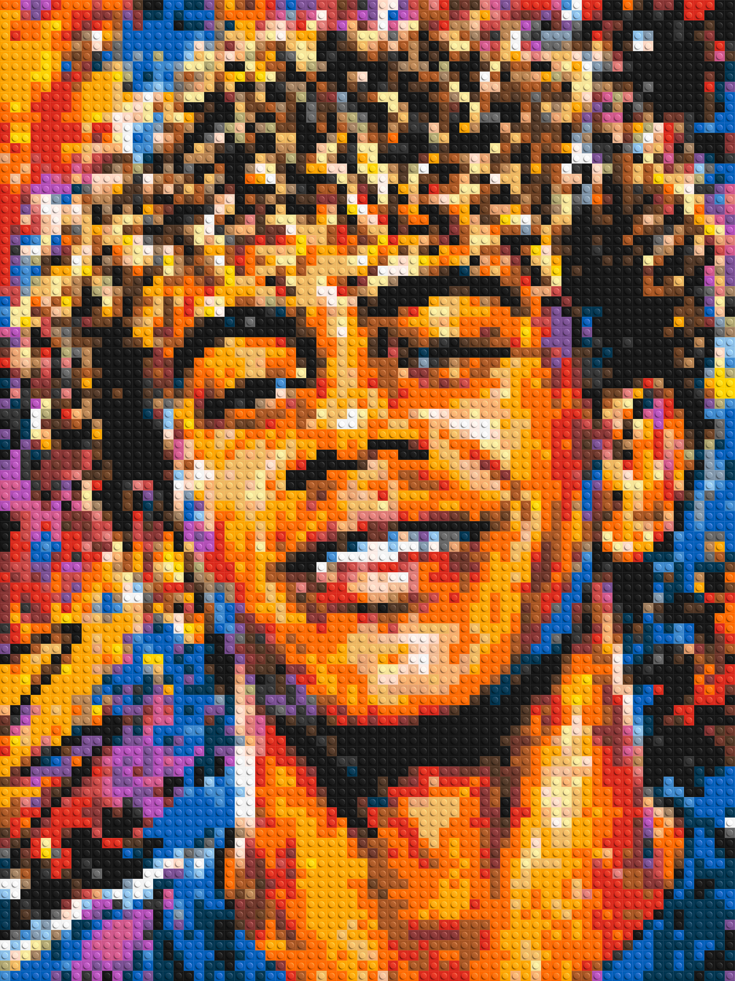 Lamine Yamal Urban Pop - Brick Art Mosaic Kit 3x4 large