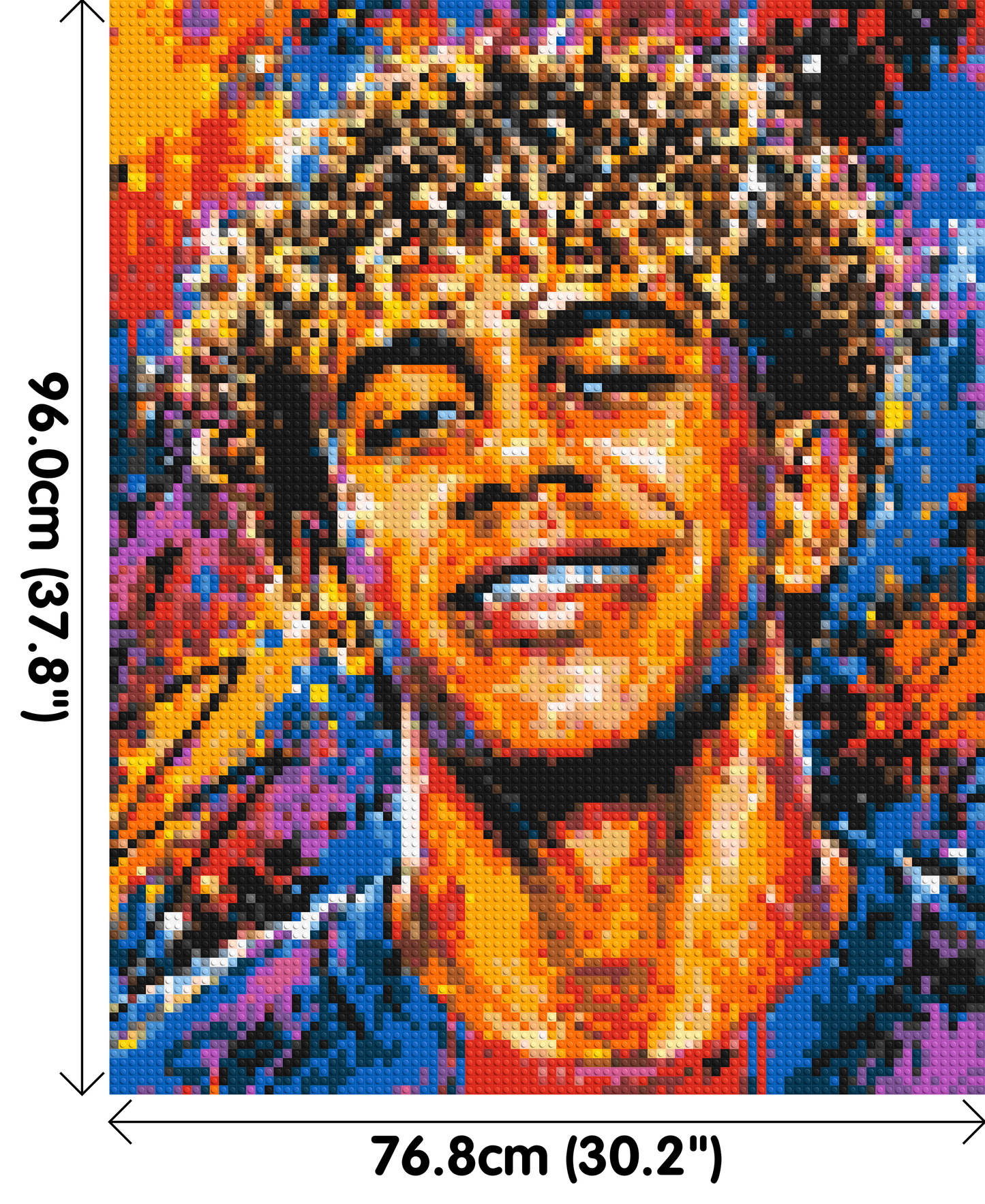 Lamine Yamal Urban Pop - Brick Art Mosaic Kit 4x5 large