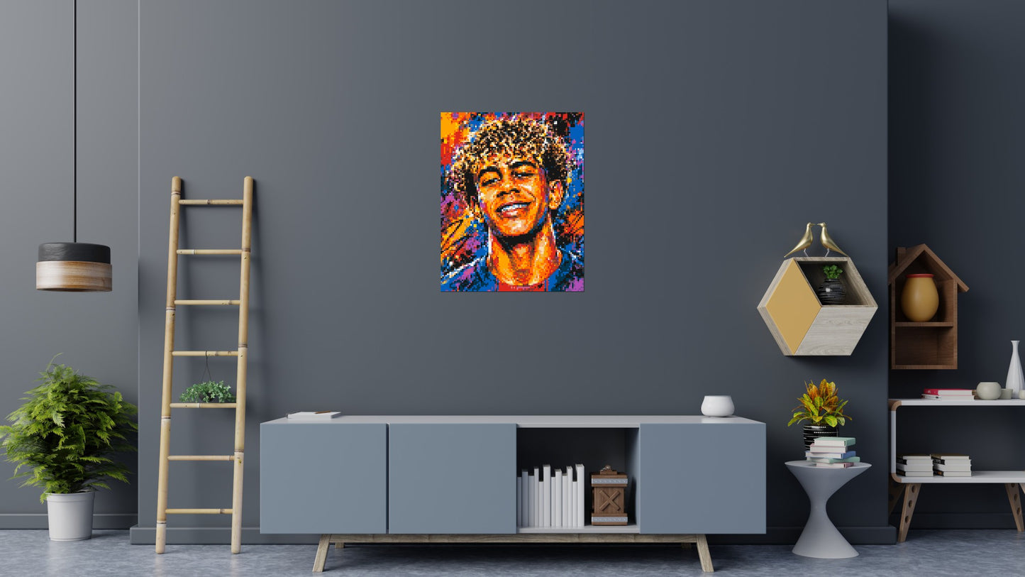 Lamine Yamal Urban Pop - Brick Art Mosaic Kit 4x5 large