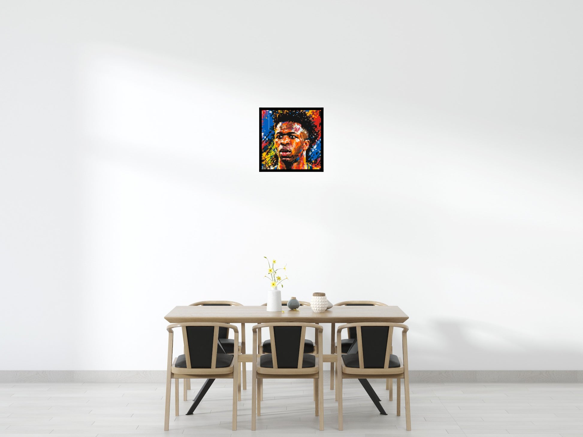 Vinícius Júnior Urban Pop - Brick Art Mosaic Kit 3x3 scene with frame