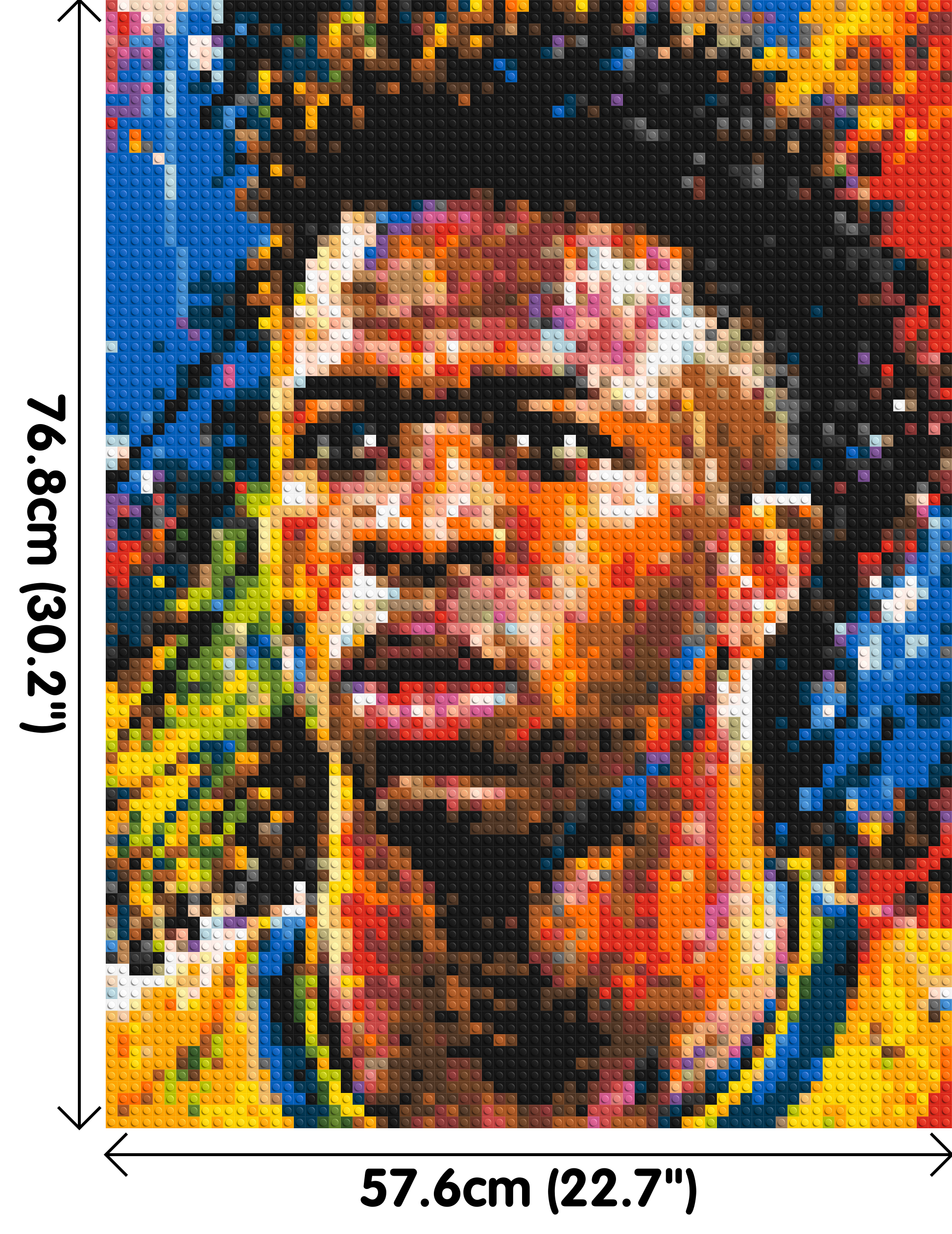 Vinícius Júnior Urban Pop - Brick Art Mosaic Kit 3x4 dimensions