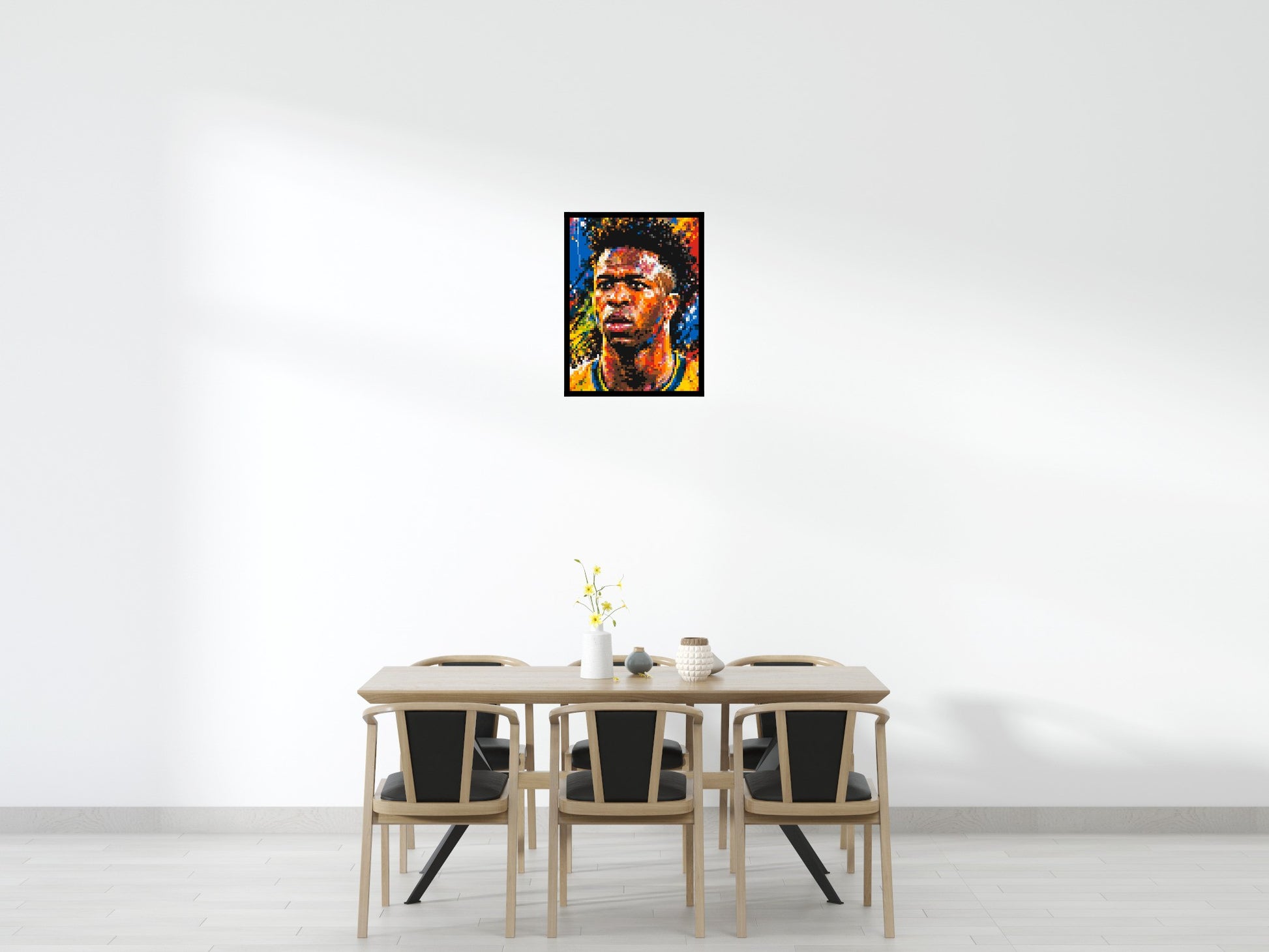 Vinícius Júnior Urban Pop - Brick Art Mosaic Kit 3x4 scene with frame