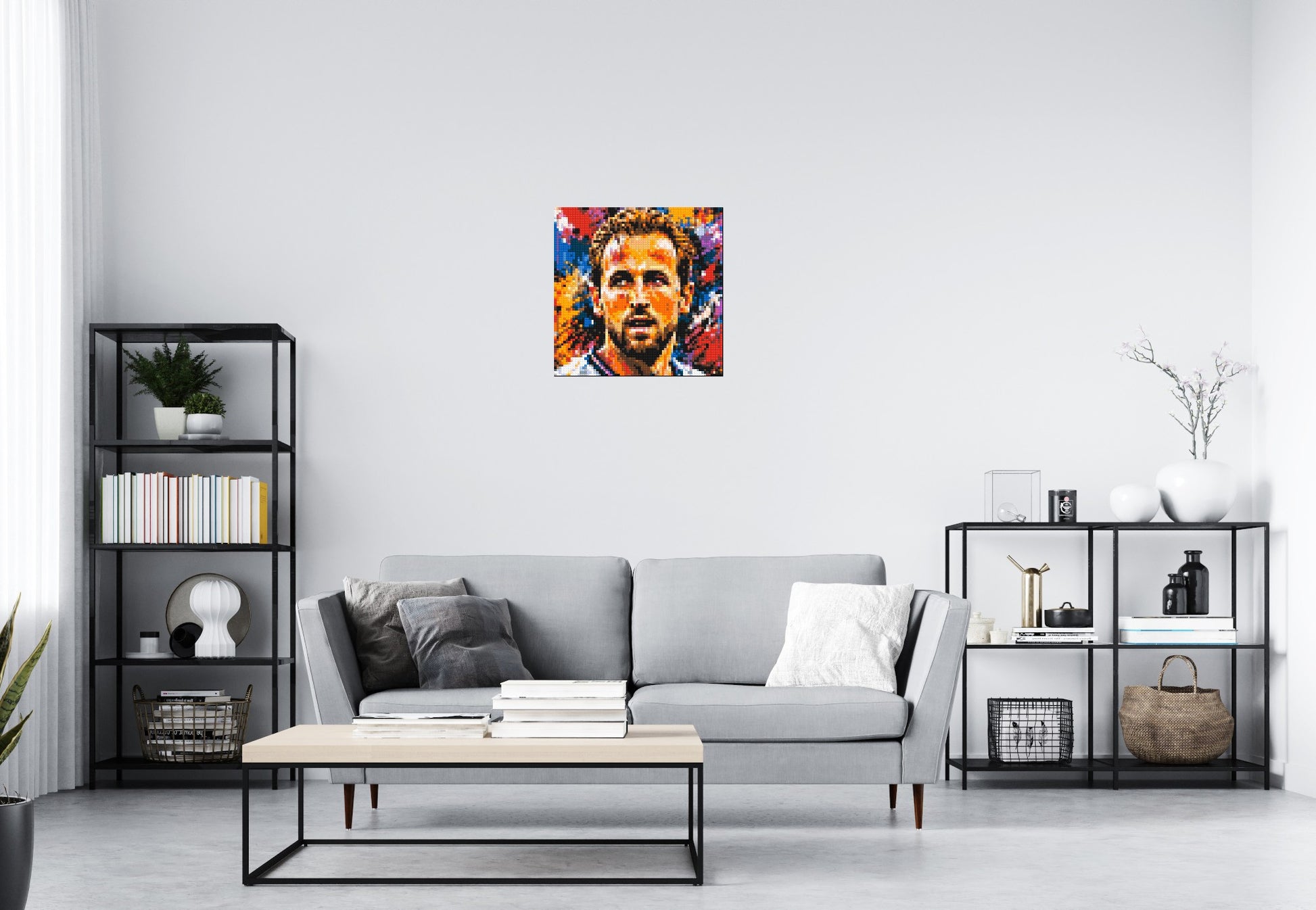 Harry Kane Urban Pop - Brick Art Mosaic Kit 3x3 scene