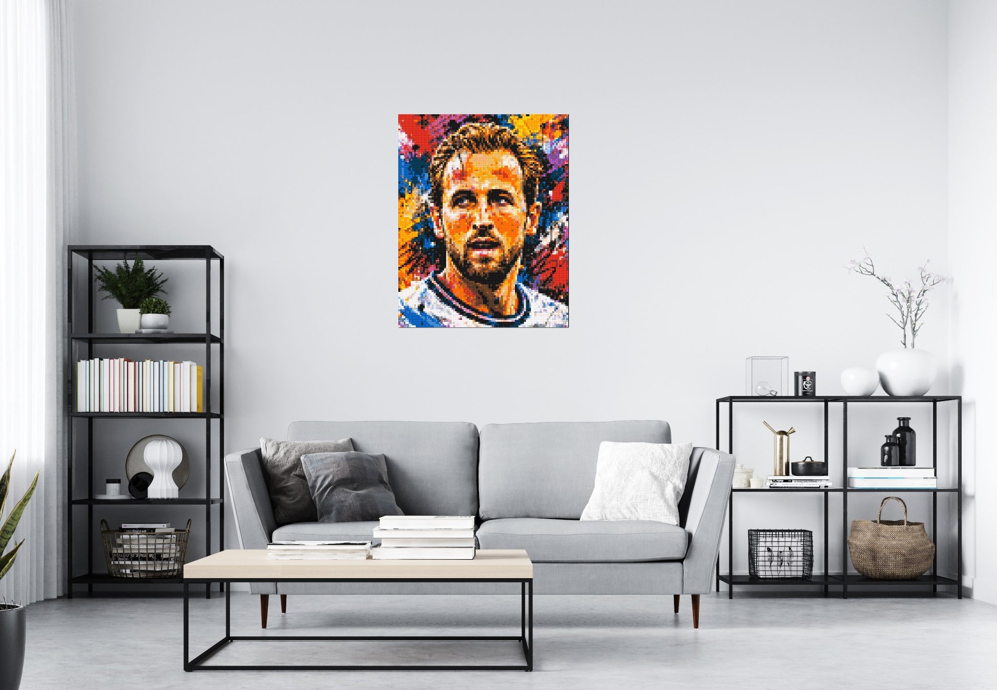 Harry Kane Urban Pop - Brick Art Mosaic Kit 4x5 scene