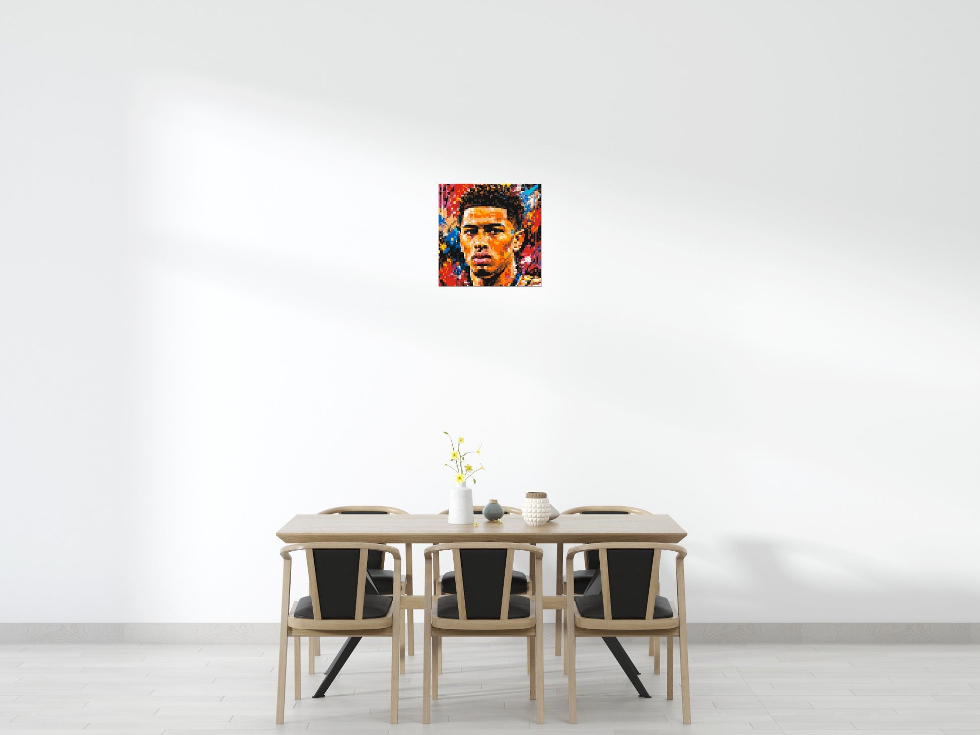 Jude Bellingham Urban Pop - Brick Art Mosaic Kit 3x3 scene