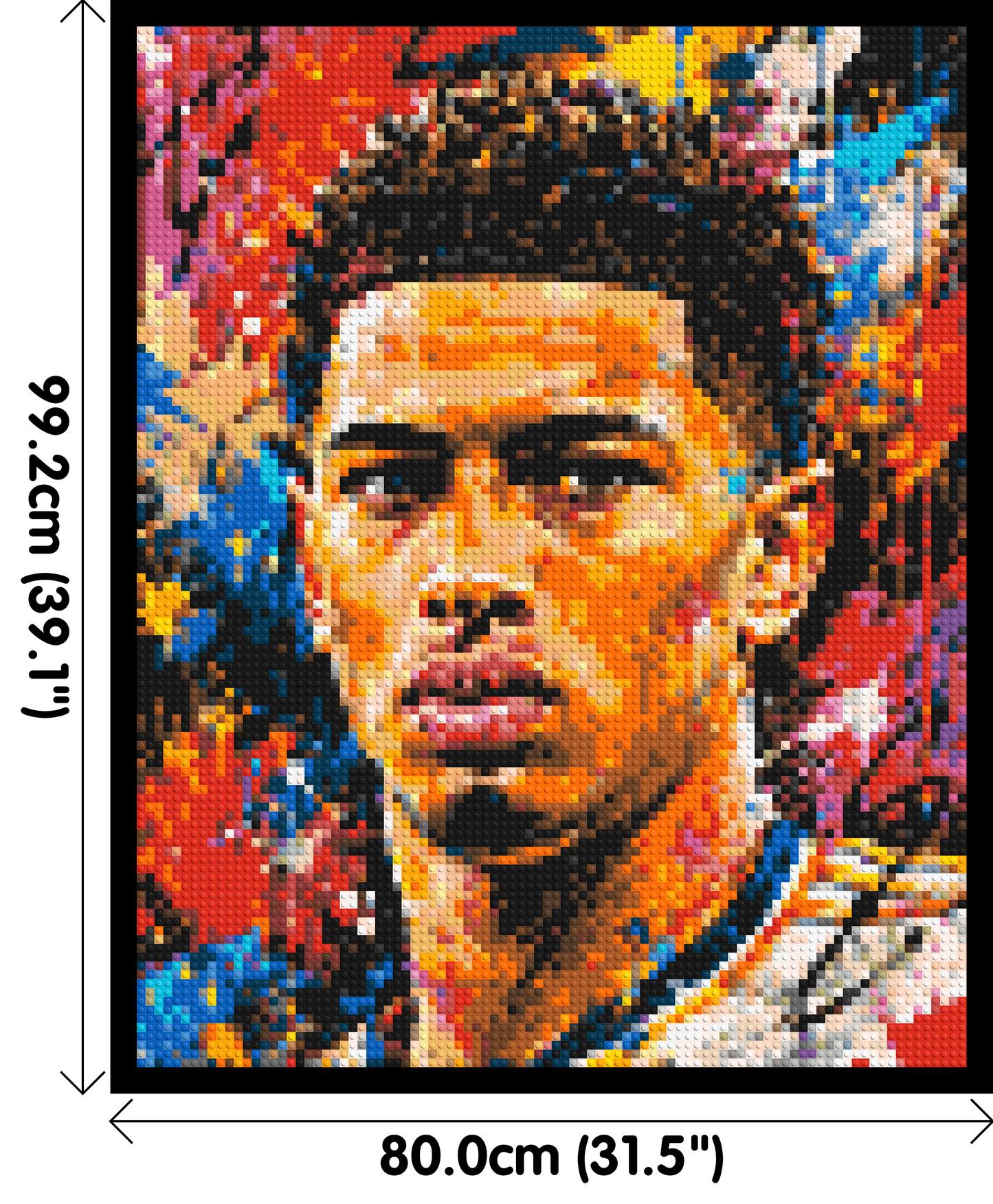 Jude Bellingham Urban Pop - Brick Art Mosaic Kit 4x5 large