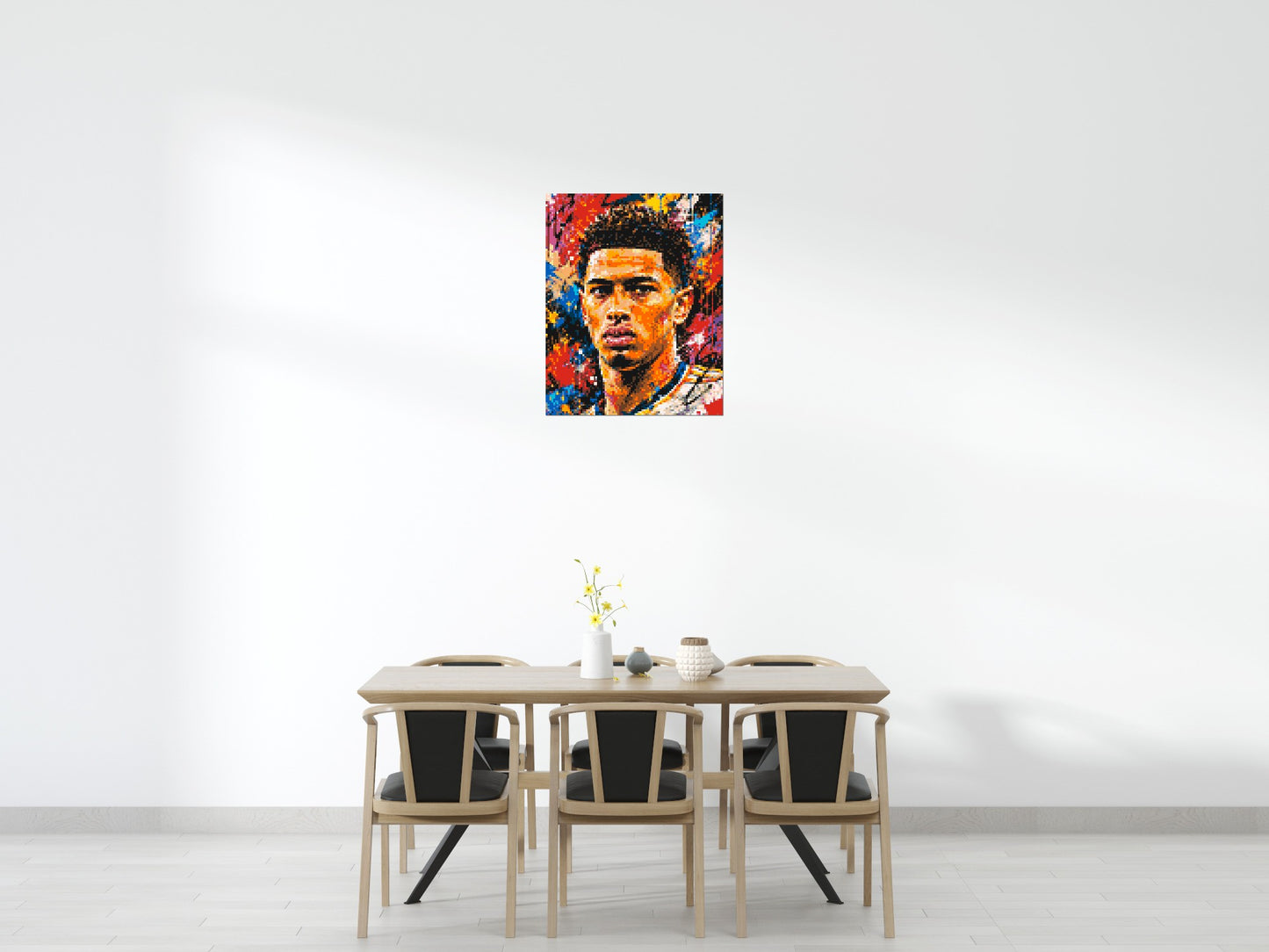 Jude Bellingham Urban Pop - Brick Art Mosaic Kit 4x5 large