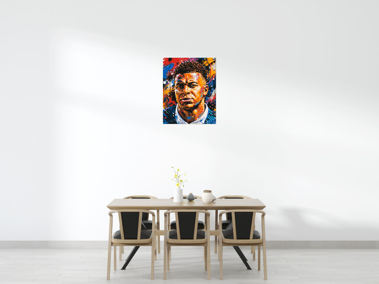 Kylian Mbappé Urban Pop - Brick Art Mosaic Kit 4x5 large