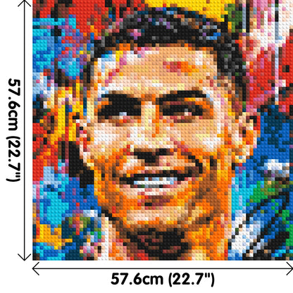 Cristiano Ronaldo Urban Pop - Brick Art Mosaic Kit 3x3 large