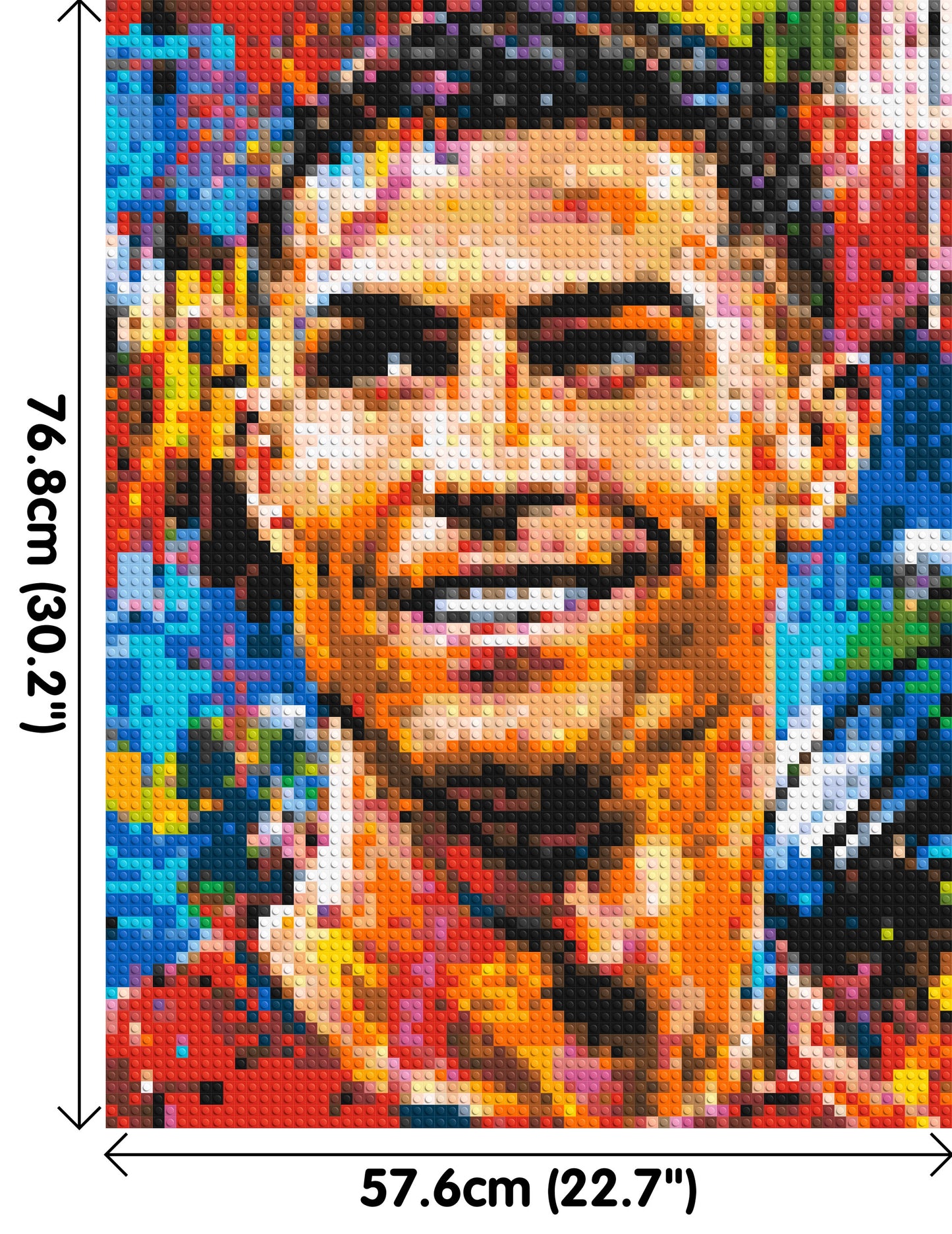 Cristiano Ronaldo Urban Pop - Brick Art Mosaic Kit 3x4 large