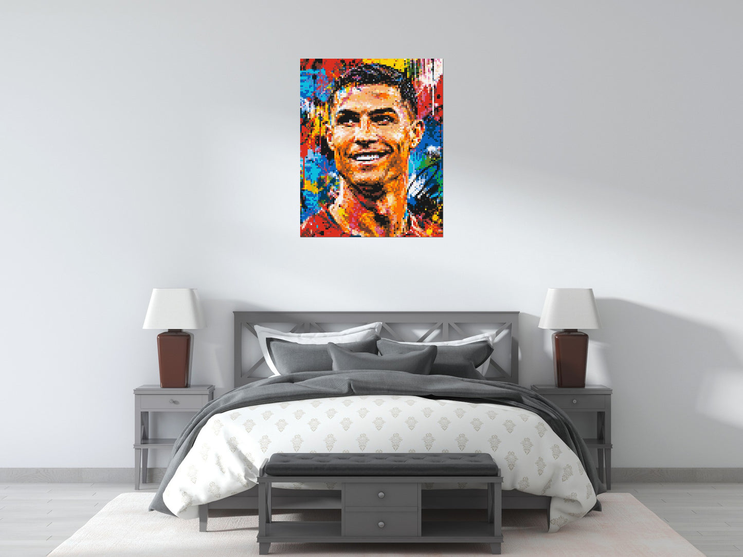 Cristiano Ronaldo Urban Pop - Brick Art Mosaic Kit 4x5 large