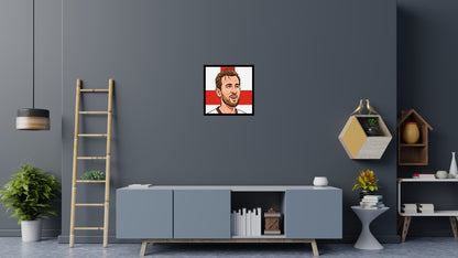 Harry Kane Caricature - Brick Art Mosaic Kit 3x3 large