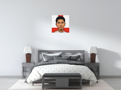 Jude Bellingham Caricature - Brick Art Mosaic Kit 3x3 large