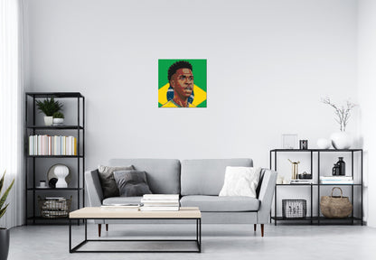 Vinícius Júnior Caricature - Brick Art Mosaic Kit 3x3 large