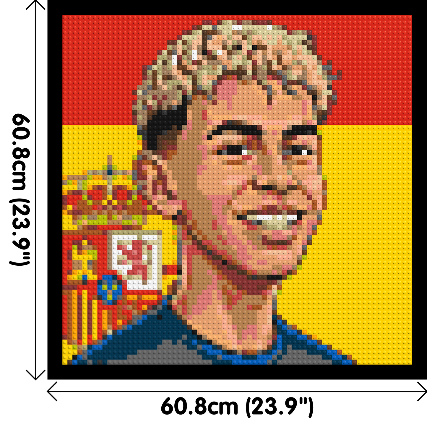 Lamine Yamal Caricature - Brick Art Mosaic Kit 3x3 large