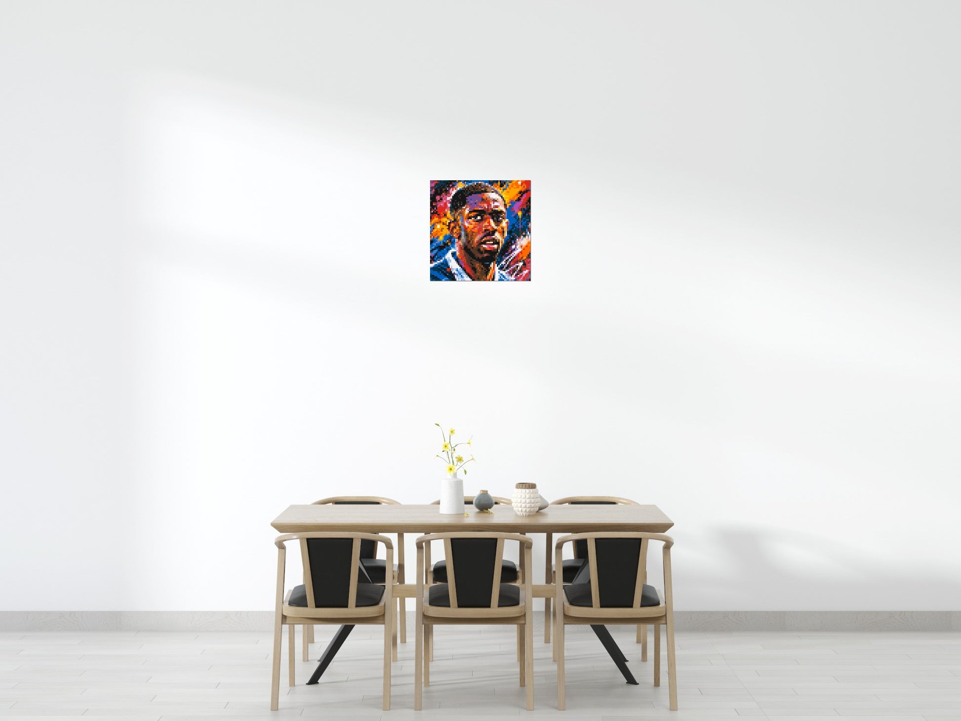 Ousmane Dembélé Urban Pop - Brick Art Mosaic Kit 3x3 scene