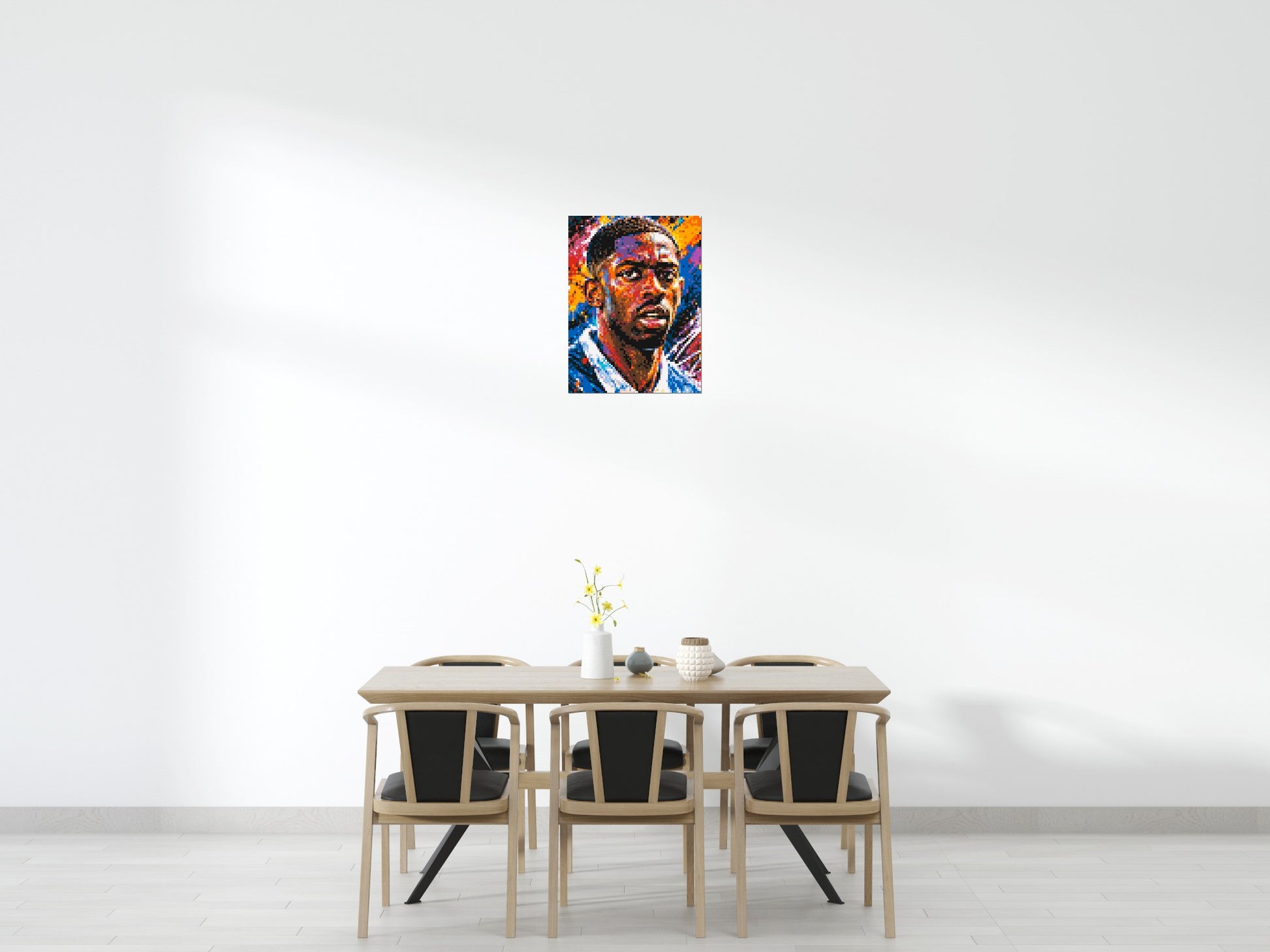Ousmane Dembélé Urban Pop - Brick Art Mosaic Kit 3x4 scene