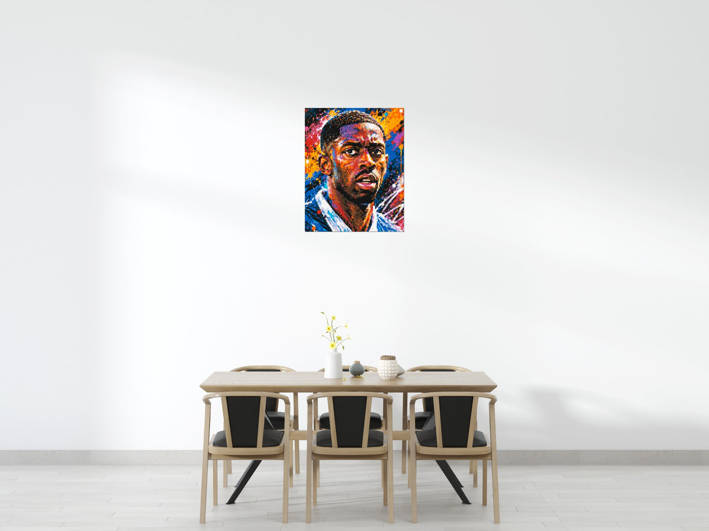 Ousmane Dembélé Urban Pop - Brick Art Mosaic Kit 4x5 large