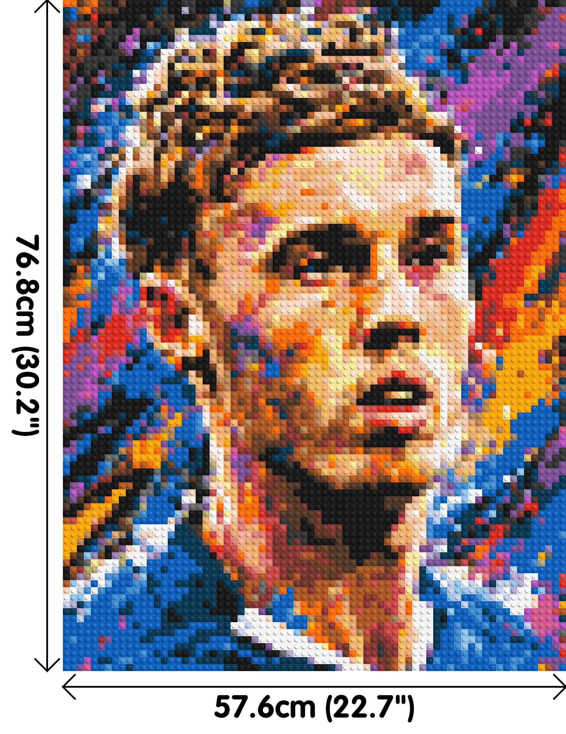 Cole Palmer Urban Pop - Brick Art Mosaic Kit 3x4 dimensions