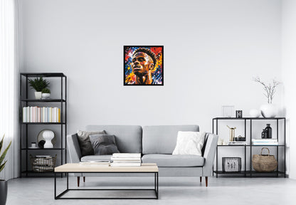 Bukayo Saka Urban Pop - Brick Art Mosaic Kit 3x3 large