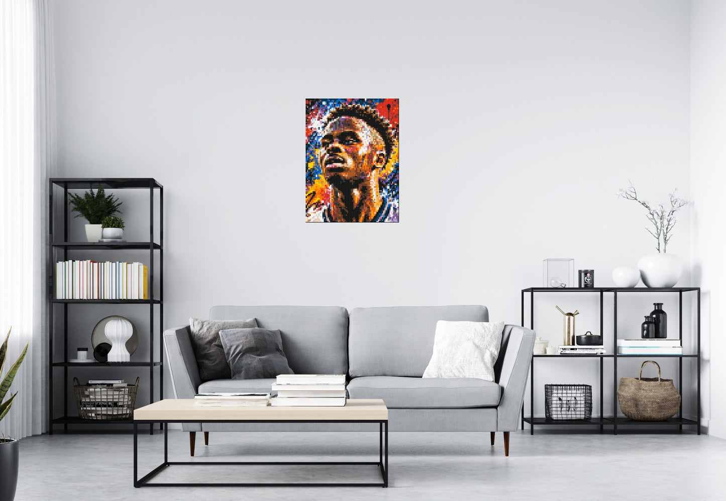 Bukayo Saka Urban Pop - Brick Art Mosaic Kit 3x4 large