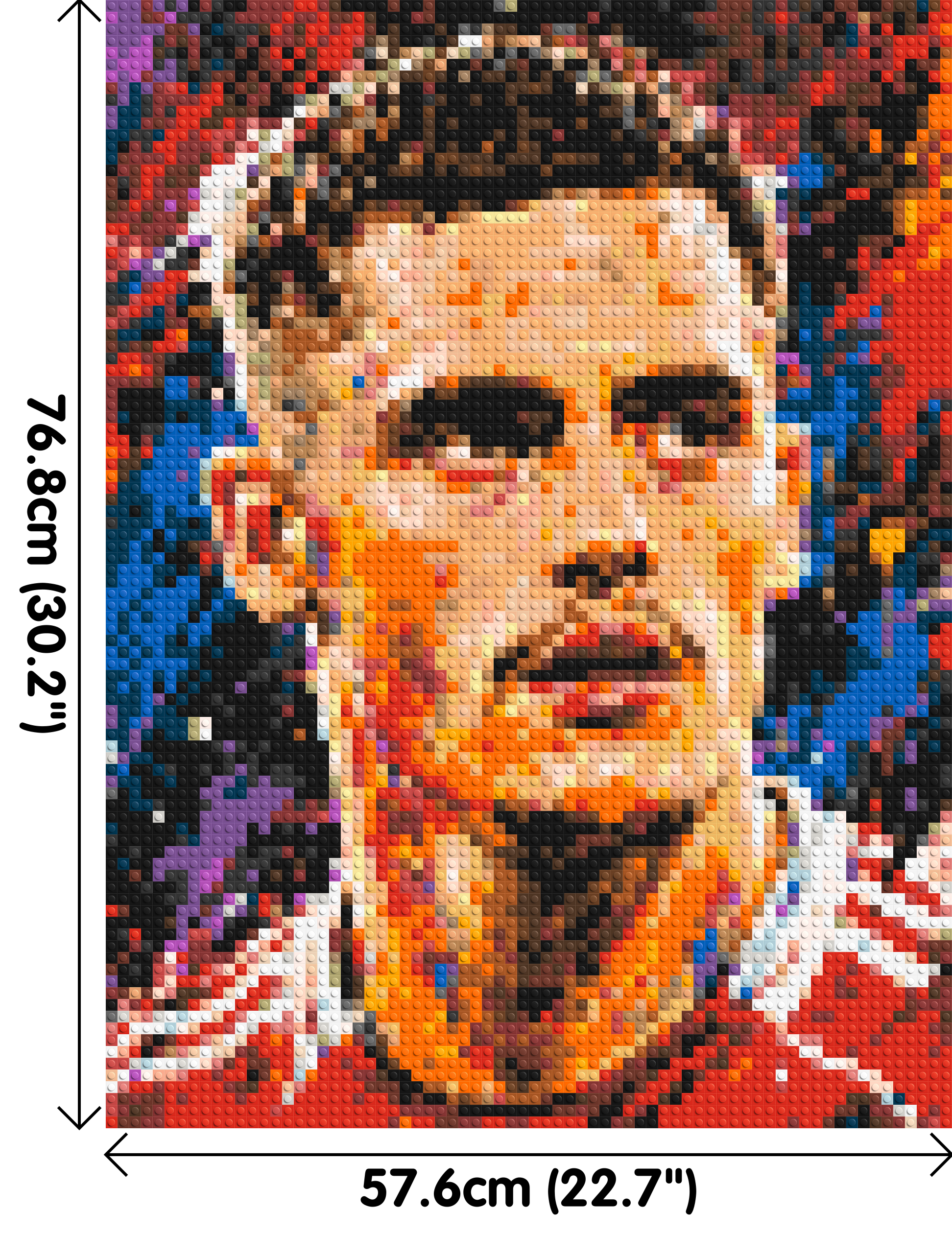 Florian Wirtz Urban Pop - Brick Art Mosaic Kit 3x4 dimensions