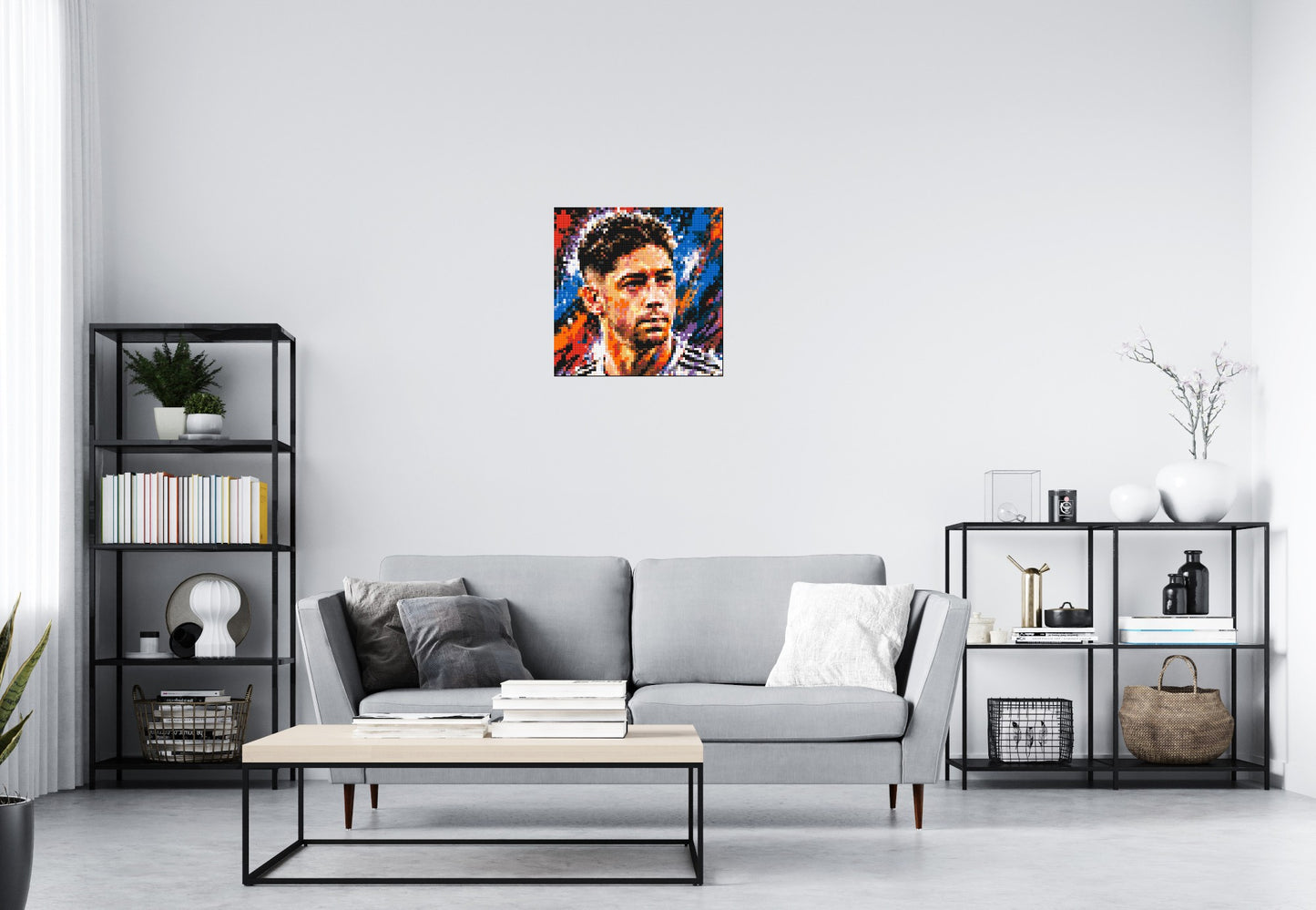 Federico Valverde Urban Pop - Brick Art Mosaic Kit 3x3 large