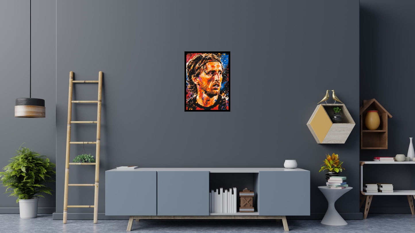 Luka Modrić Urban Pop - Brick Art Mosaic Kit 3x4 large