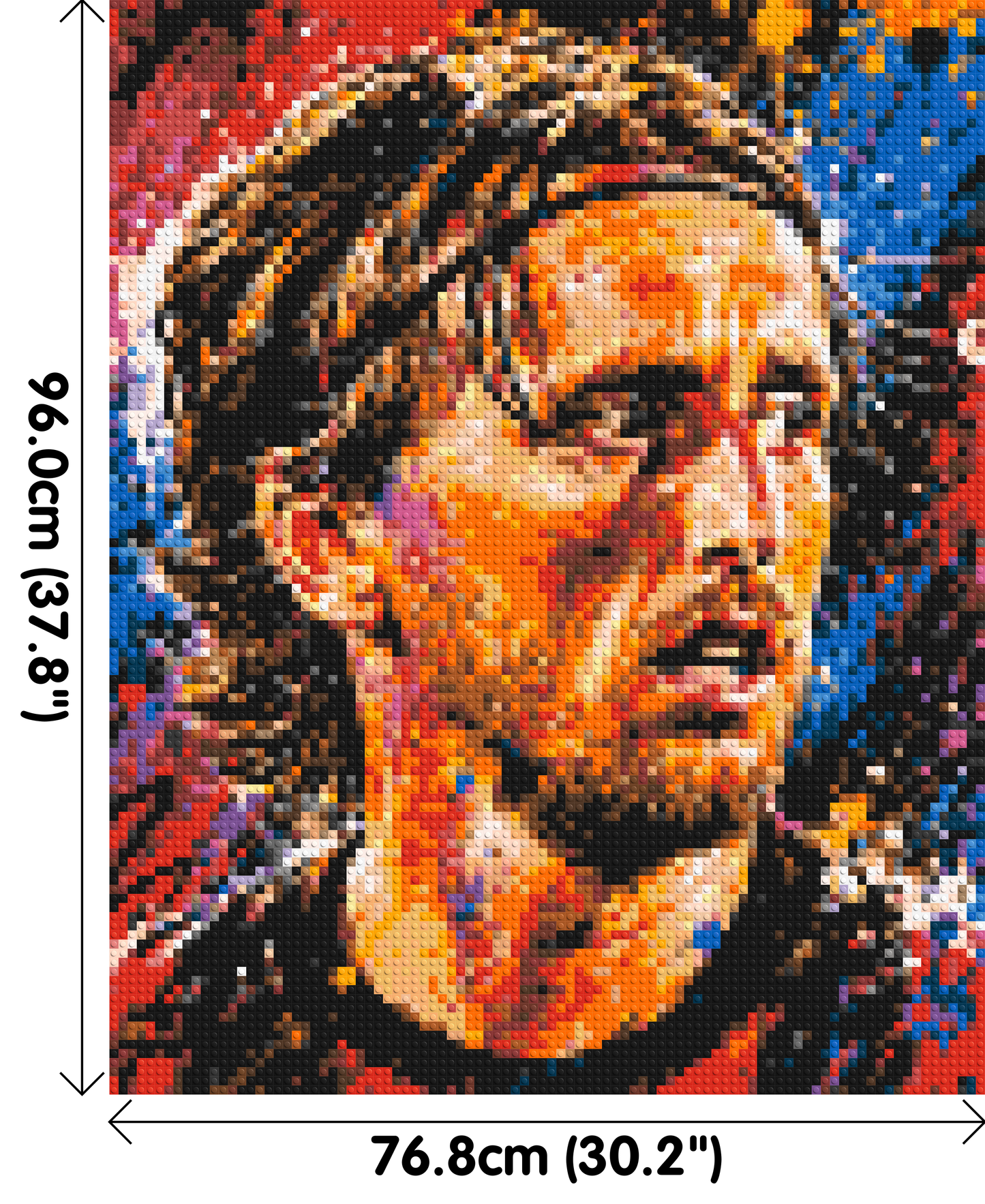 Luka Modrić Urban Pop - Brick Art Mosaic Kit 4x5 large