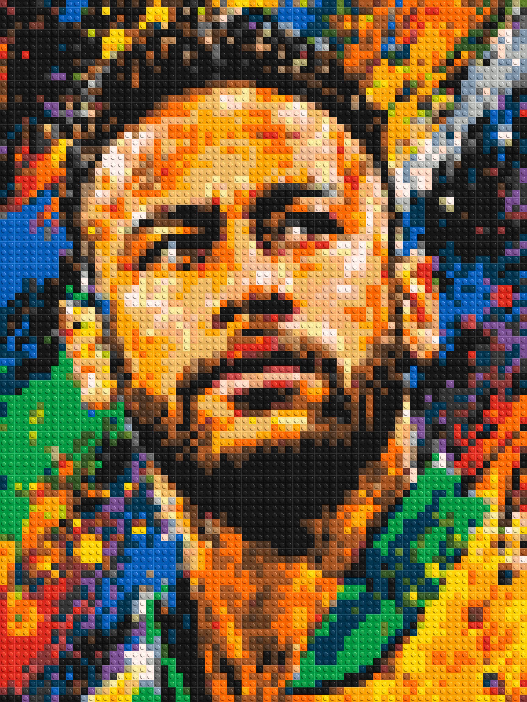 Neymar Urban Pop - Brick Art Mosaic Kit 3x4 large