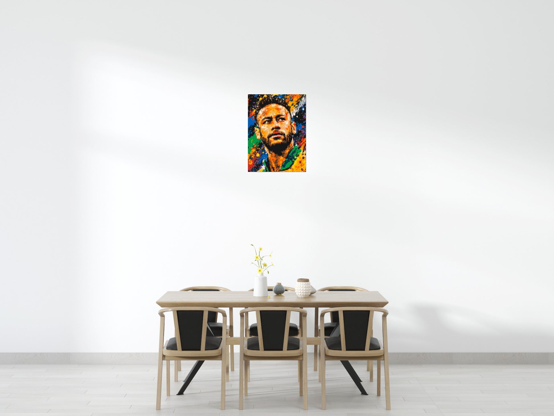 Neymar Urban Pop - Brick Art Mosaic Kit 3x4 scene